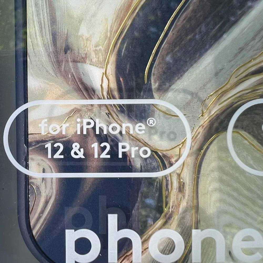 heyday Apple iPhone 12/iPhone 12 Pro Case. Elegant marble design,New in package!